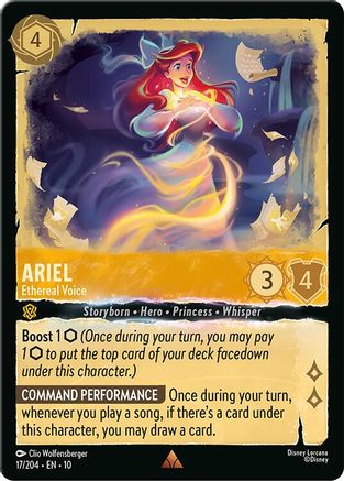 Ariel - Ethereal Voice (17/204) Whispers in the Well (Cold Foil)