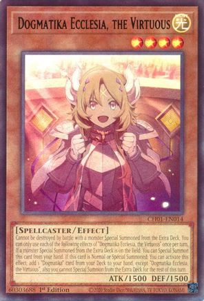 Dogmatika Ecclesia, the Virtuous [CH01-EN014] Ultra Rare