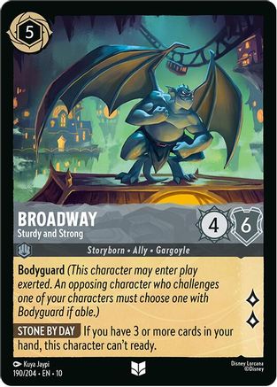 Broadway - Sturdy and Strong (190/204) Whispers in the Well (Cold Foil)