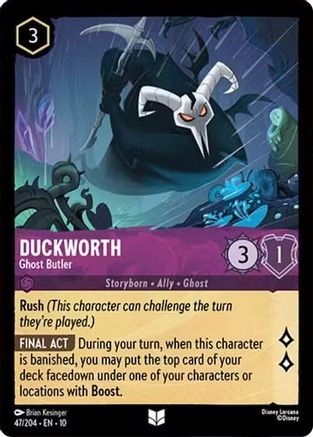 Duckworth - Ghost Butler (47/204) Whispers in the Well (Cold Foil)