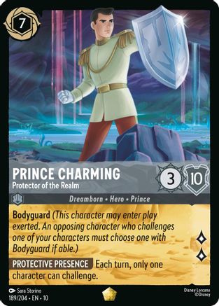 Prince Charming - Protector of the Realm (189/204) Whispers in the Well (Cold Foil)