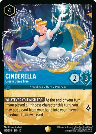 Cinderella - Dream Come True (155/204) Whispers in the Well (Cold Foil)