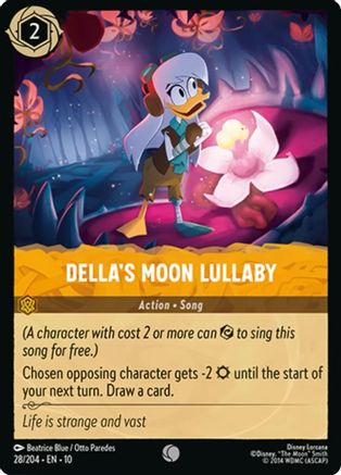 Della's Moon Lullaby (28/204) Whispers in the Well (Cold Foil)