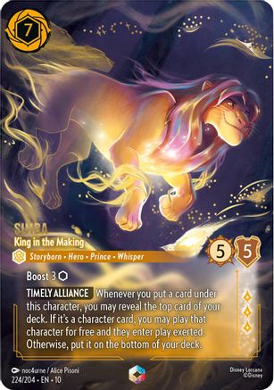 Simba - King in the Making (Enchanted) (224/204) Whispers in the Well ()