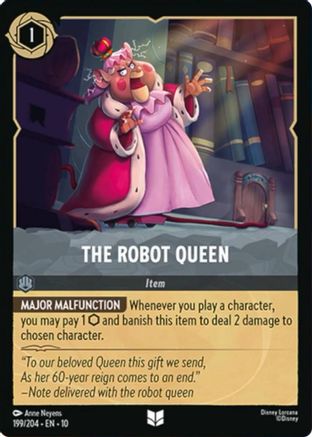 The Robot Queen (199/204) Whispers in the Well (Cold Foil)