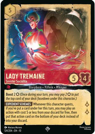 Lady Tremaine - Sinister Socialite (124/204) Whispers in the Well (Cold Foil)