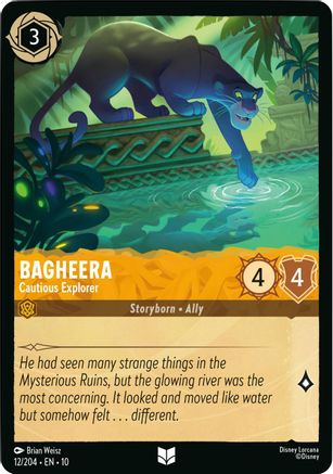 Bagheera - Cautious Explorer (12/204) Whispers in the Well (Cold Foil)
