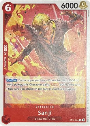 Sanji - ST10-004 [Learn Together Deck Set] Common