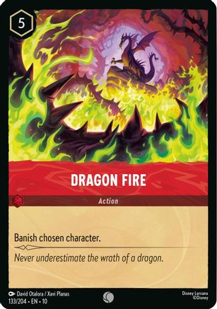 Dragon Fire (133/204) Whispers in the Well (Cold Foil)