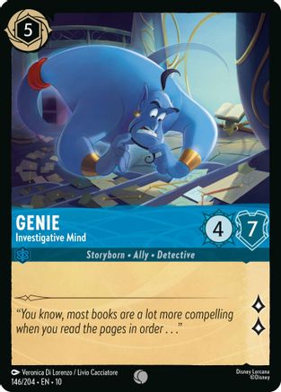 Genie - Investigative Mind (146/204) Whispers in the Well (Cold Foil)