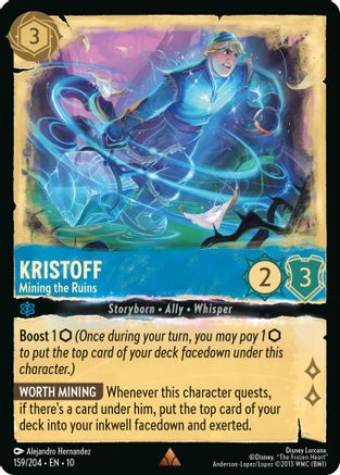 Kristoff - Mining the Ruins (159/204) Whispers in the Well (Cold Foil)