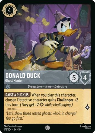 Donald Duck - Ghost Hunter (172/204) Whispers in the Well (Cold Foil)