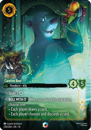 Baloo - Carefree Bear (Enchanted) (230/204) Whispers in the Well ()