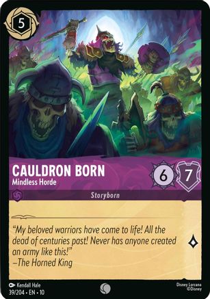 Cauldron Born - Mindless Horde (39/204) Whispers in the Well (Cold Foil)