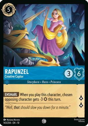 Rapunzel - Creative Captor (143/204) Whispers in the Well (Non-Foil)