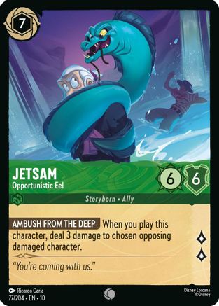Jetsam - Opportunistic Eel (77/204) Whispers in the Well (Cold Foil)