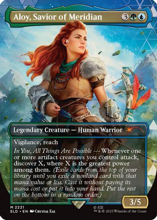 Aloy, Savior of Meridian (SLD-2221) - Secret Lair Drop Series