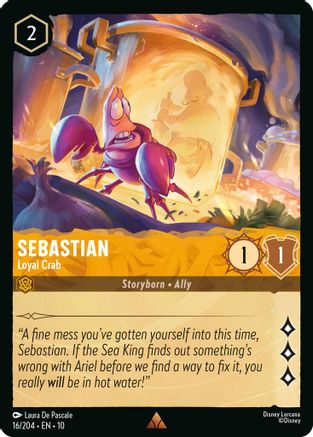Sebastian - Loyal Crab (16/204) Whispers in the Well (Cold Foil)
