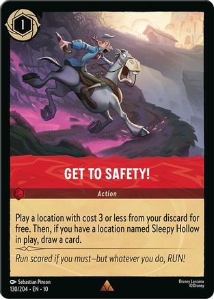Get to Safety! (130/204) Whispers in the Well (Cold Foil)