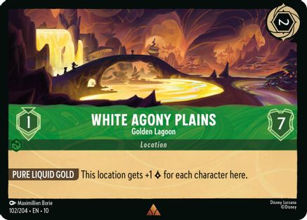 White Agony Plains - Golden Lagoon (102/204) Whispers in the Well (Cold Foil)