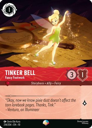 Tinker Bell - Fancy Footwork (Epic) (214/204) Whispers in the Well ()