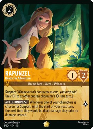 Rapunzel - Ready for Adventure (3/204) Whispers in the Well (Non-Foil)