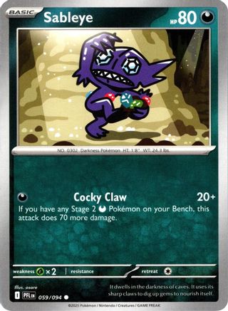 Sableye 059 [ME02 Phantasmal Flames] (Reverse Holofoil)