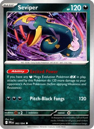 Seviper 062 [ME02 Phantasmal Flames] (Reverse Holofoil)