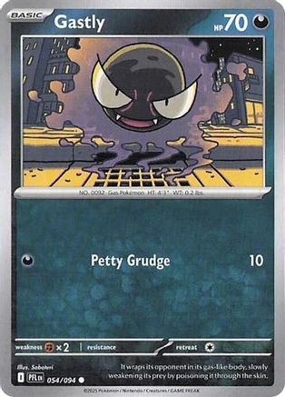 Gastly 054 [ME02 Phantasmal Flames] (Reverse Holofoil)