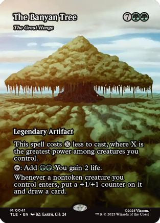 The Banyan Tree - The Great Henge (Borderless) (TLE-041) - Avatar: The Last Airbender: Eternal-Legal