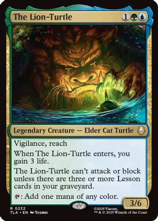 The Lion-Turtle (TLA-232) - Avatar: The Last Airbender Foil