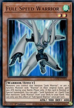 Full-Speed Warrior [L5DD-ENY01] Ultra Rare