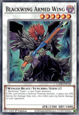 Blackwing Armed Wing [L5DD-ENC28] Common