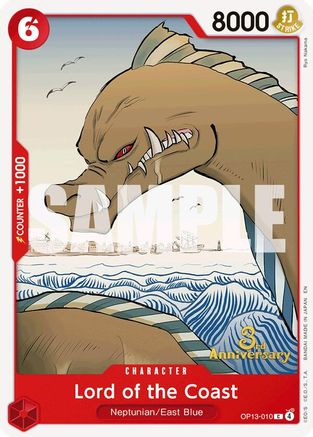 Lord of the Coast [Carrying On His Will: 3rd Anniversary Tournament Cards] Common