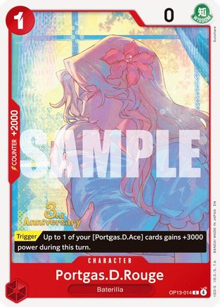 Portgas.D.Rouge [Carrying On His Will: 3rd Anniversary Tournament Cards] Common