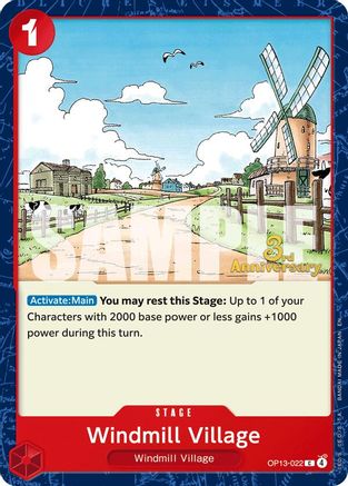 Windmill Village [Carrying On His Will: 3rd Anniversary Tournament Cards] Common