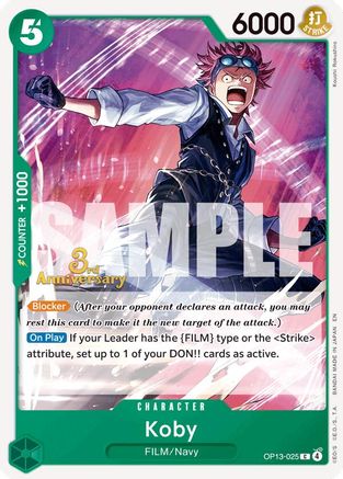 Koby [Carrying On His Will: 3rd Anniversary Tournament Cards] Common