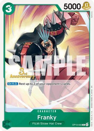 Franky [Carrying On His Will: 3rd Anniversary Tournament Cards] Common