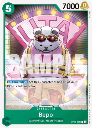 Bepo [Carrying On His Will: 3rd Anniversary Tournament Cards] Common