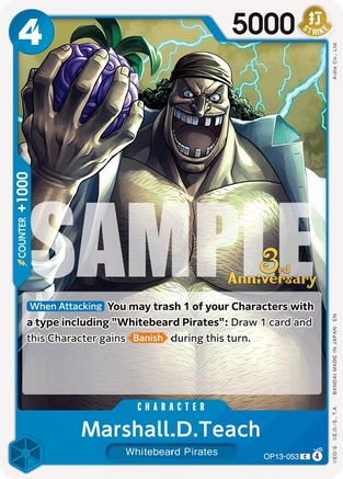Marshall.D.Teach [Carrying On His Will: 3rd Anniversary Tournament Cards] Common