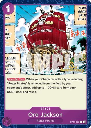 Oro Jackson [Carrying On His Will: 3rd Anniversary Tournament Cards] Common