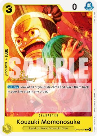 Kouzuki Momonosuke [Carrying On His Will: 3rd Anniversary Tournament Cards] Common