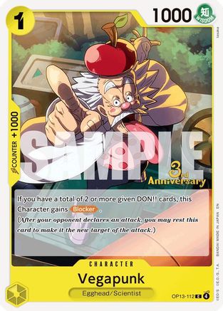 Vegapunk [Carrying On His Will: 3rd Anniversary Tournament Cards] Common