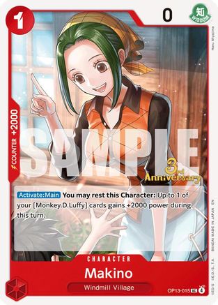 Makino [Carrying On His Will: 3rd Anniversary Tournament Cards] Uncommon