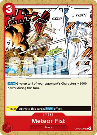 Meteor Fist [Carrying On His Will: 3rd Anniversary Tournament Cards] Uncommon