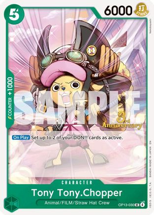 Tony Tony.Chopper [Carrying On His Will: 3rd Anniversary Tournament Cards] Uncommon