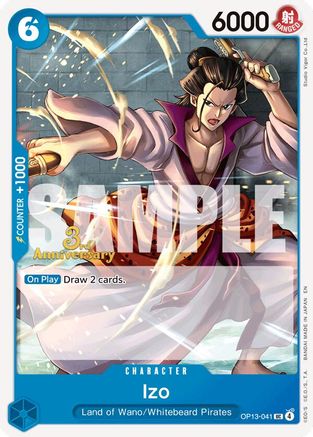 Izo [Carrying On His Will: 3rd Anniversary Tournament Cards] Uncommon