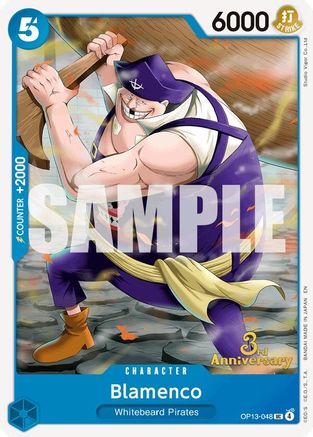 Blamenco [Carrying On His Will: 3rd Anniversary Tournament Cards] Uncommon