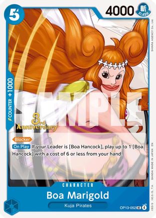 Boa Marigold [Carrying On His Will: 3rd Anniversary Tournament Cards] Uncommon
