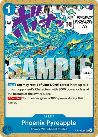 Phoenix Pyreapple [Carrying On His Will: 3rd Anniversary Tournament Cards] Uncommon